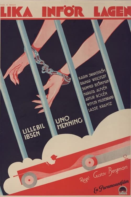 Lika inför lagen (1931) poster