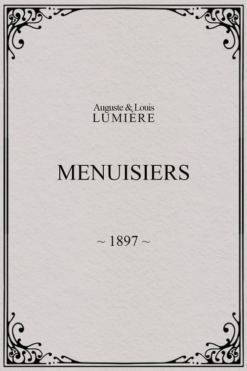Menuisiers (1896) poster