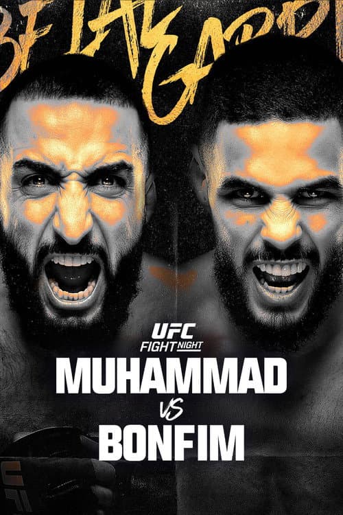 UFC Fight Night 278: Muhammad vs. Bonfim (2026) poster
