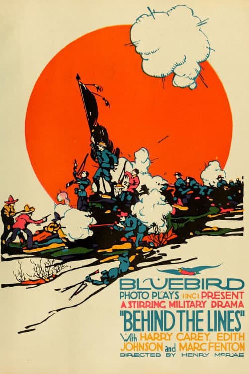 Behind the Lines (1916) poster