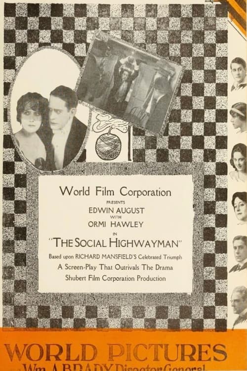The Social Highwayman (1916) poster