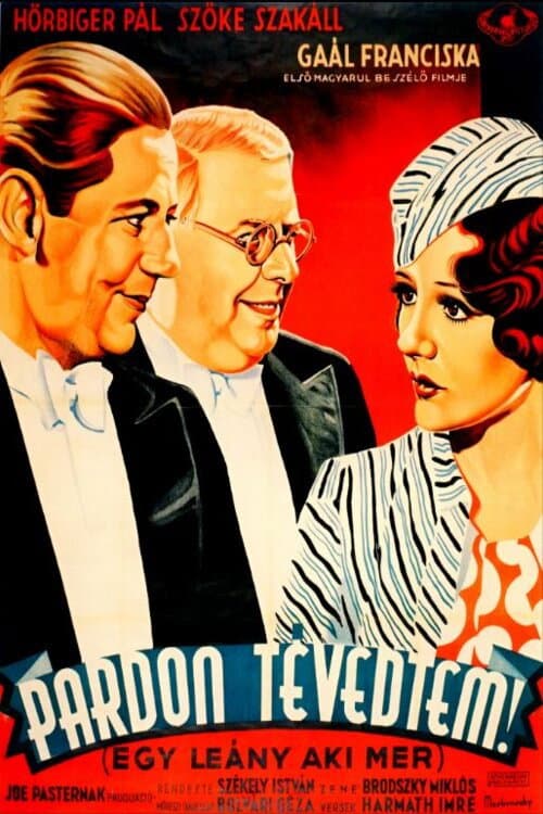 Pardon, tévedtem (1933) poster