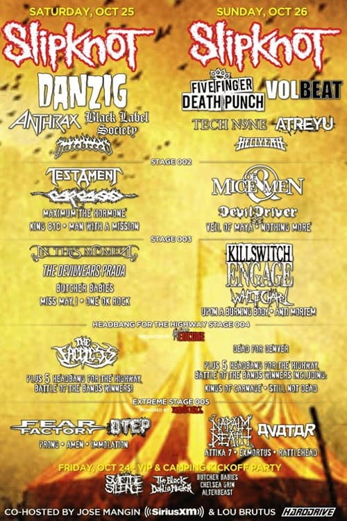 Slipknot - Live at KnotFest 2014 (Day 2) (2014) poster