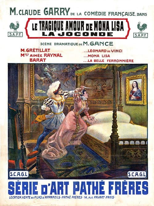 Le tragique amour de Mona Lisa (1912) poster