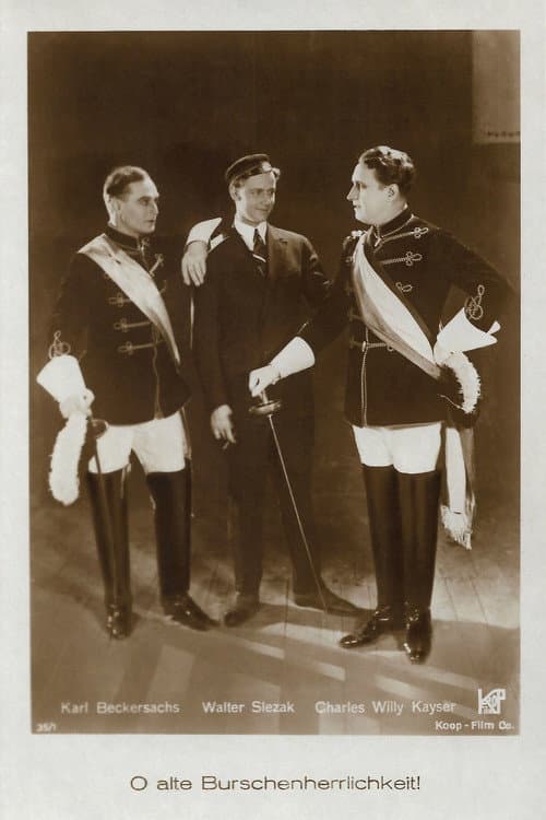 O alte Burschenherrlichkeit (1925) poster