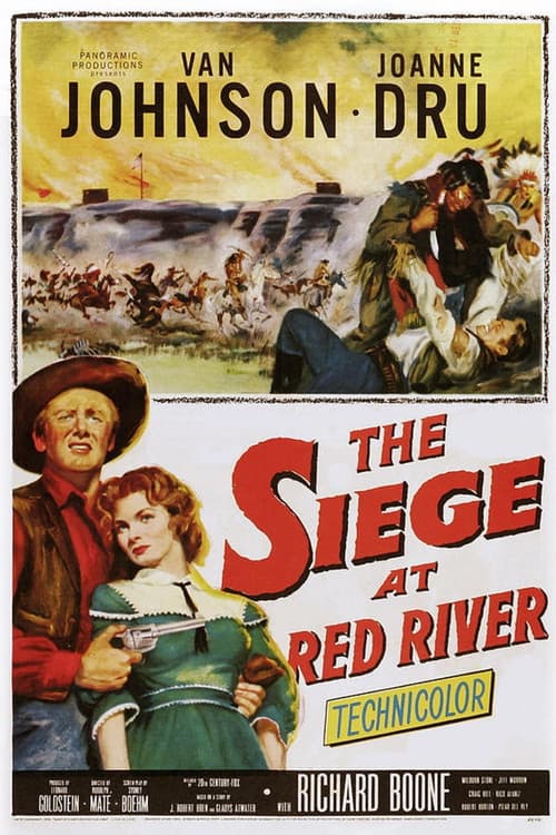 The Siege at Red River (1954) poster