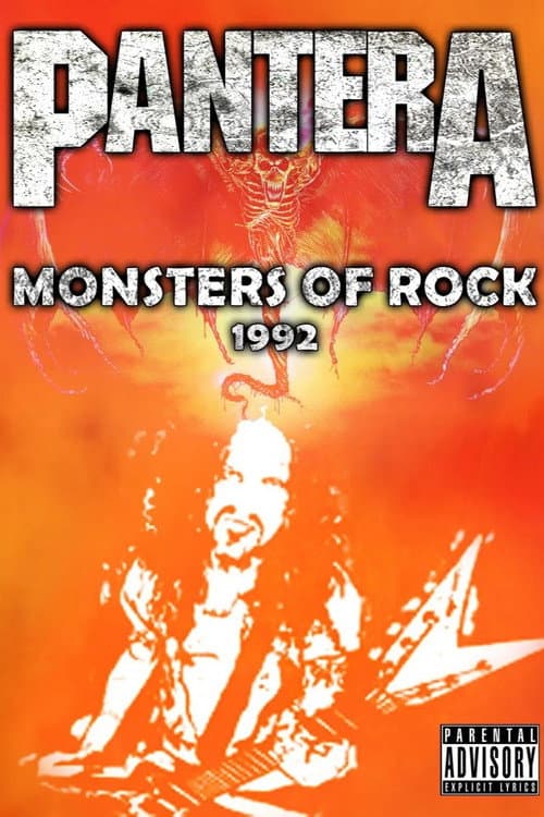 Pantera: Live at Monsters of Rock Italy (1992) poster