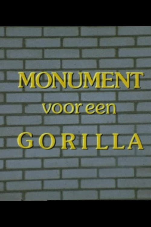 Een Monument voor een Gorilla (1987) poster