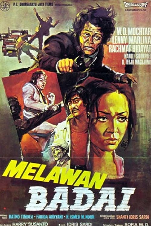 Melawan badai (1974) poster