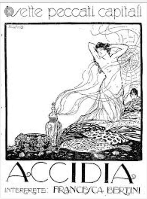 L'accidia (1919) poster
