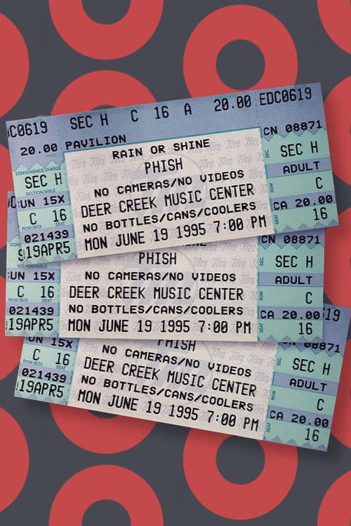 Phish -1995-06-19 - Deer Creek Music Center, Noblesville, IN (2021) poster