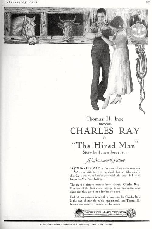 The Hired Man (1918) poster