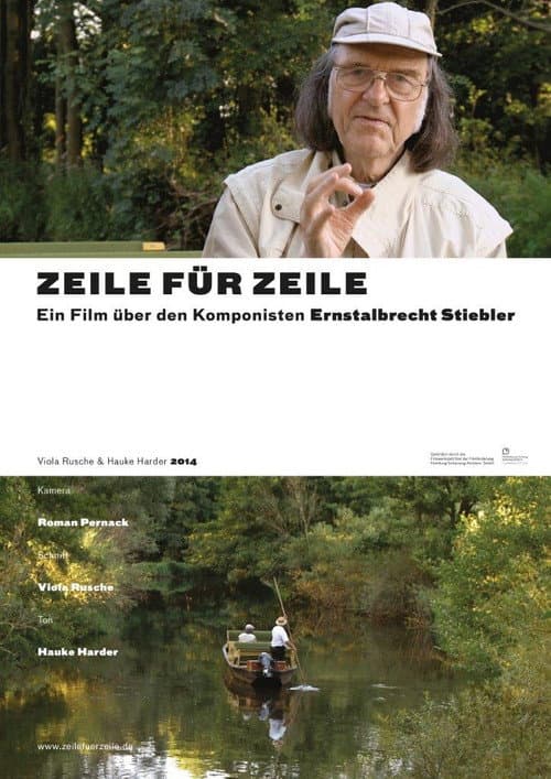 Zeile für Zeile - ein Film über den Komponisten Ernstalbrecht Stiebler (2014) poster
