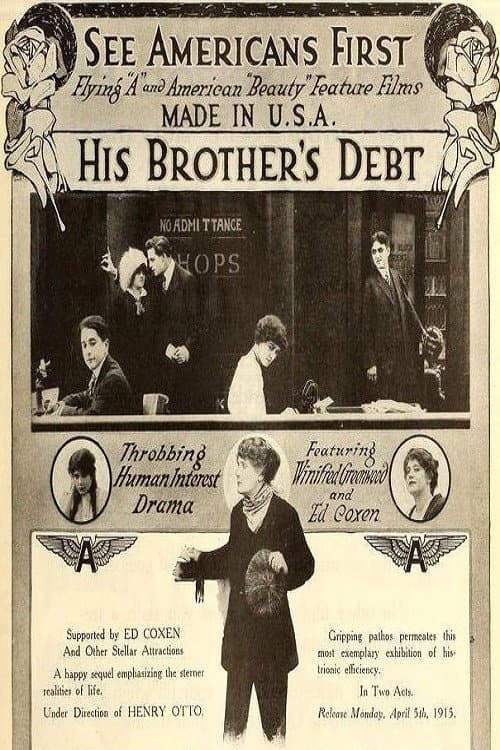 His Brother's Debt (1915) poster