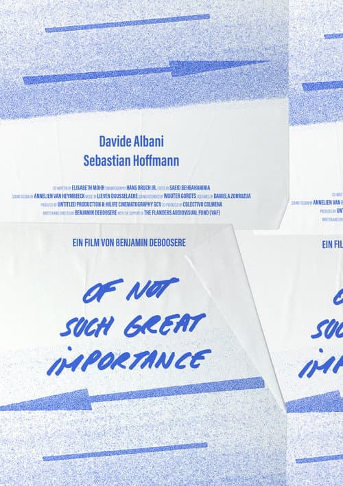 Of Not Such Great Importance (2019) poster