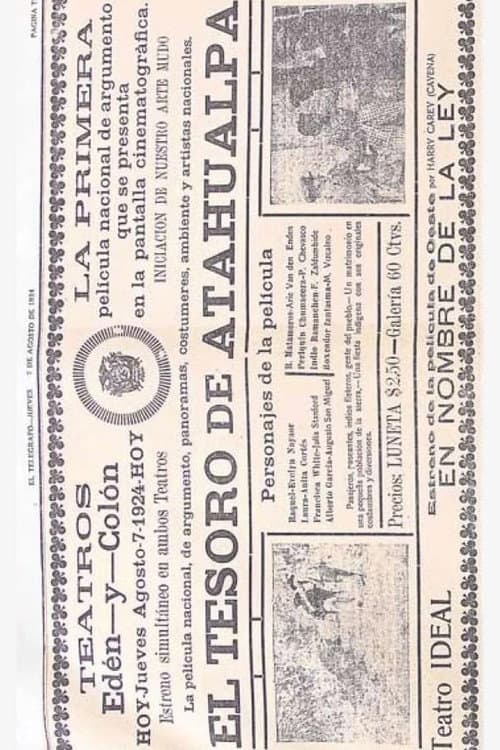El tesoro de Atahualpa (1924) poster