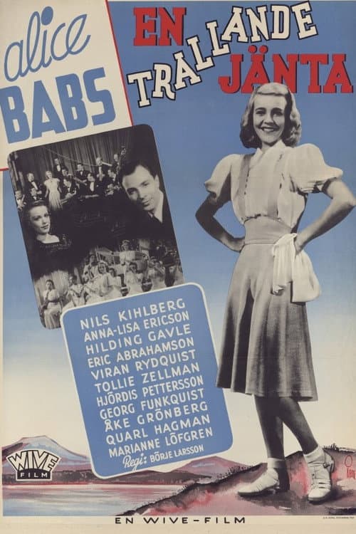En trallande jänta (1942) poster