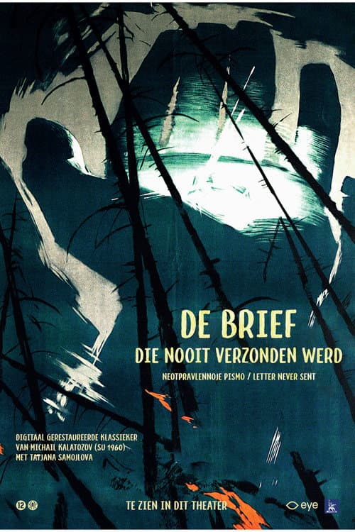 De brief die nooit verzonden werd (1960) poster