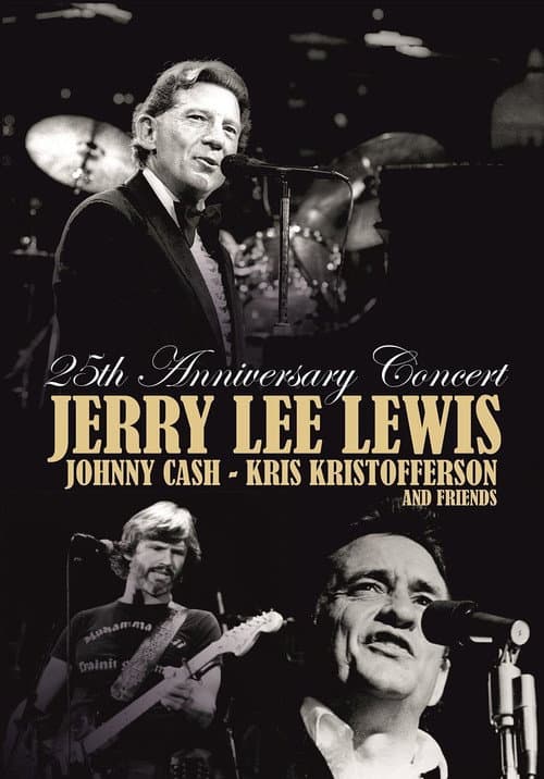 Jerry Lee Lewis 25th anniversary concert (1982) poster