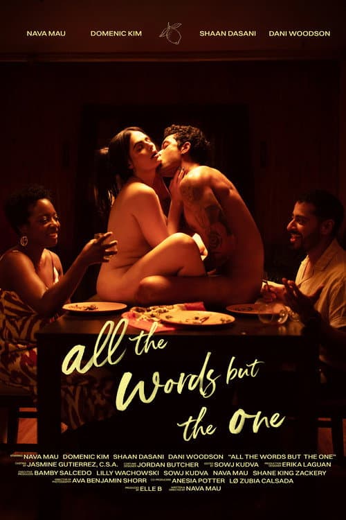 all the words but the one (2024) poster