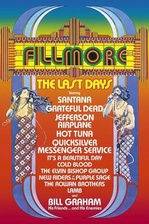 Last Days at the Fillmore (1972) poster