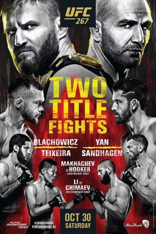 UFC 267: Blachowicz vs. Teixeira (2021) poster