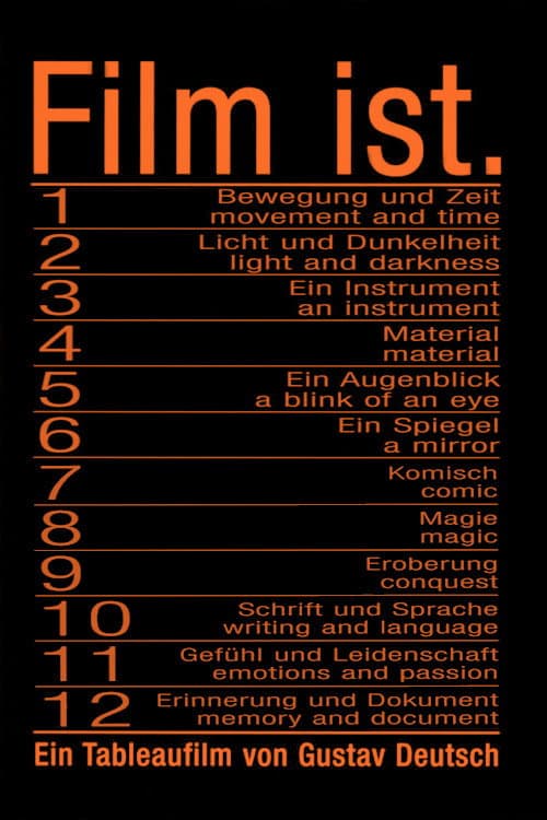 Film ist. (2004) poster