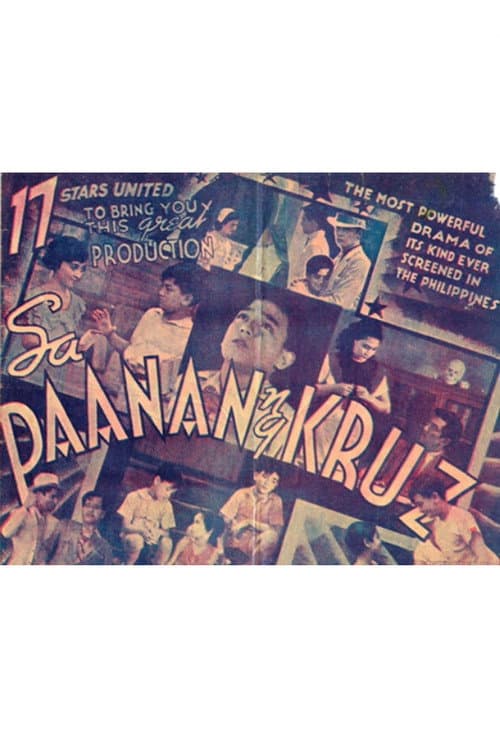 Sa Paanan ng Kruz (1936) poster