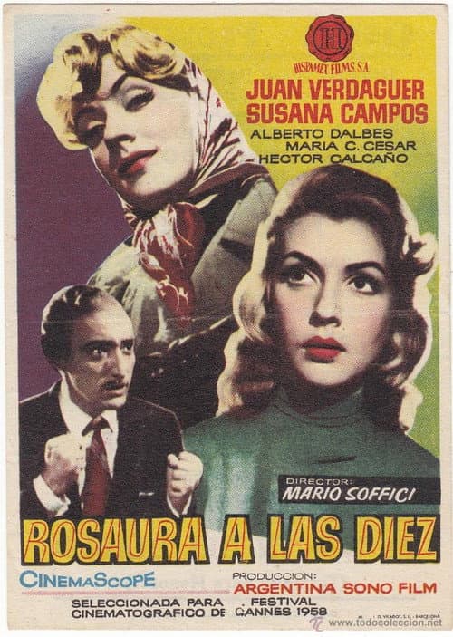 Rosaura a las 10 (1958) poster