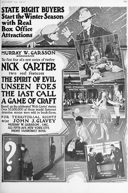 The Last Call (1922) poster