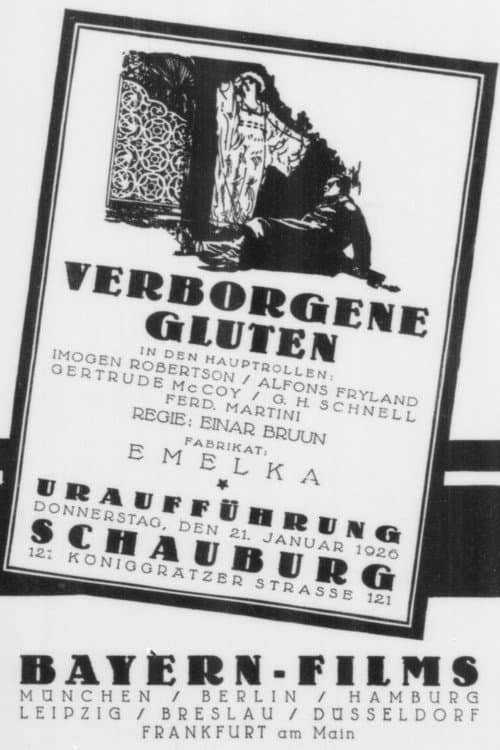 Verborgene Gluten (1925) poster