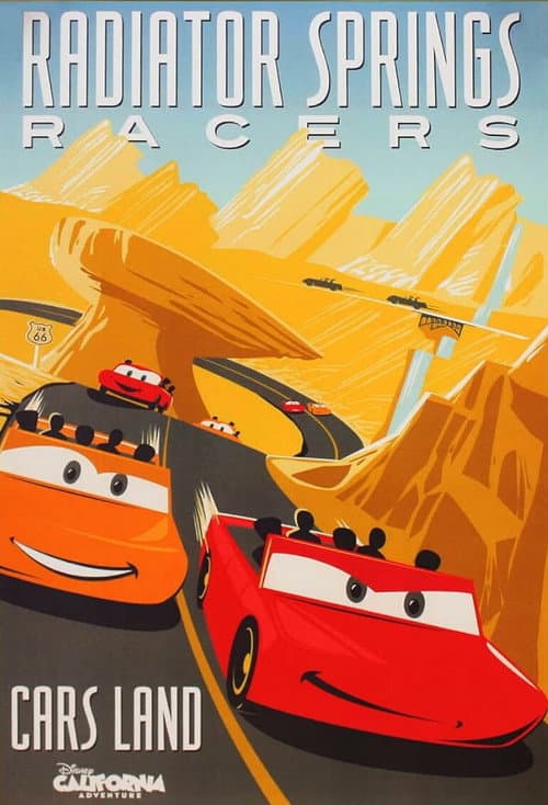Radiator Springs Racers | Disneyland Resort (2025) poster