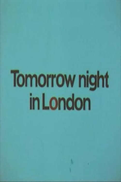 Tomorrow Night in London (1969) poster