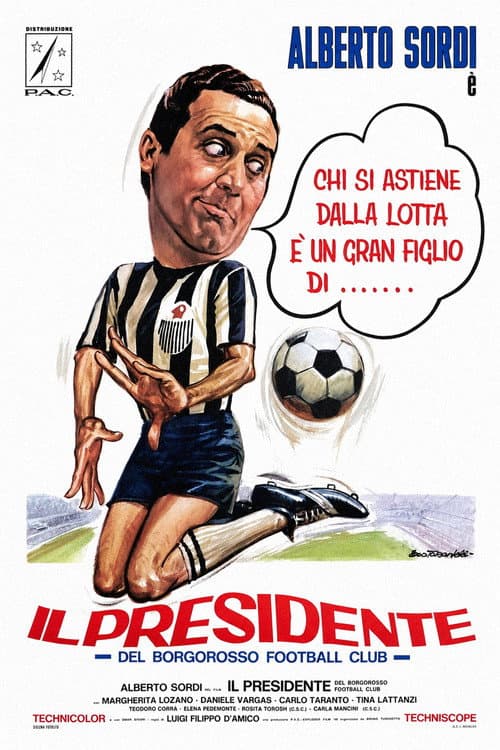 Il presidente del Borgorosso Football Club (1970) poster