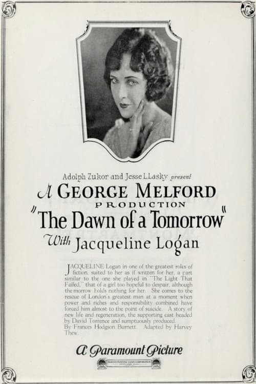 The Dawn of a Tomorrow (1924) poster