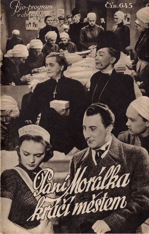 Paní Morálka kráčí městem (1939) poster