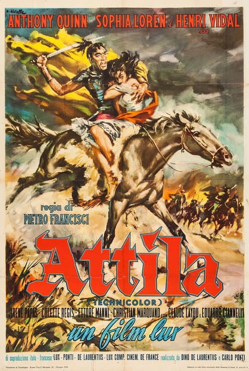 Attila (1954) poster