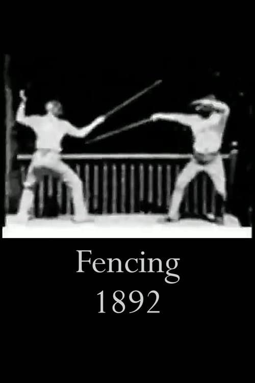 Fencing (1892) poster