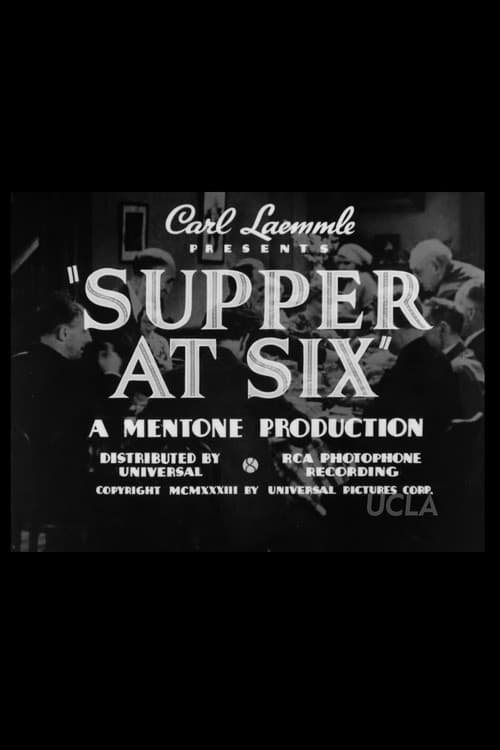 Supper at Six (1933) poster