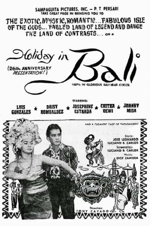 Holiday in Bali (1962) poster