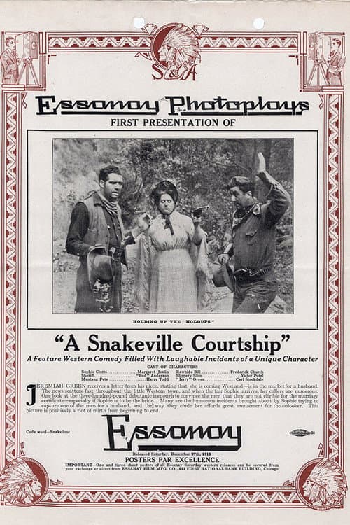 A Snakeville Courtship (1913) poster