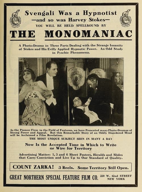 The Monomaniac (1914) poster