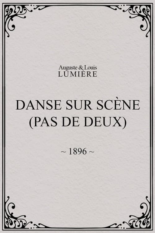 Danse sur scène (pas de deux) (1896) poster