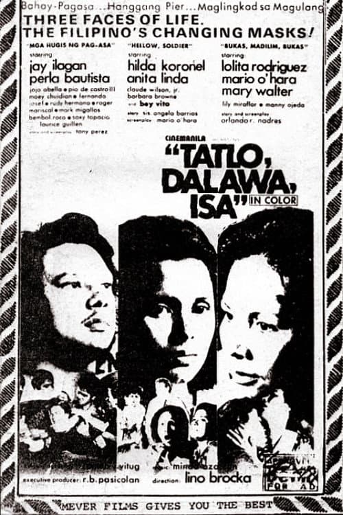 Tatlo, Dalawa, Isa (1974) poster