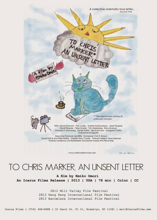 To Chris Marker, an Unsent Letter (2012) poster