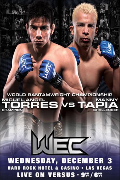 WEC 37: Torres vs. Tapia (2008) poster