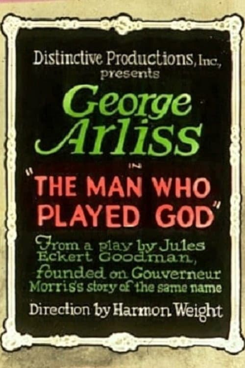 The Man Who Played God (1922) poster