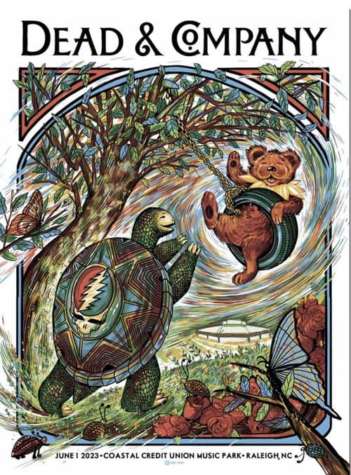 Dead & Company: 2023-06-01 Coastal Credit Union Music Park at Walnut Creek, Raleigh, NC, USA (2023) poster