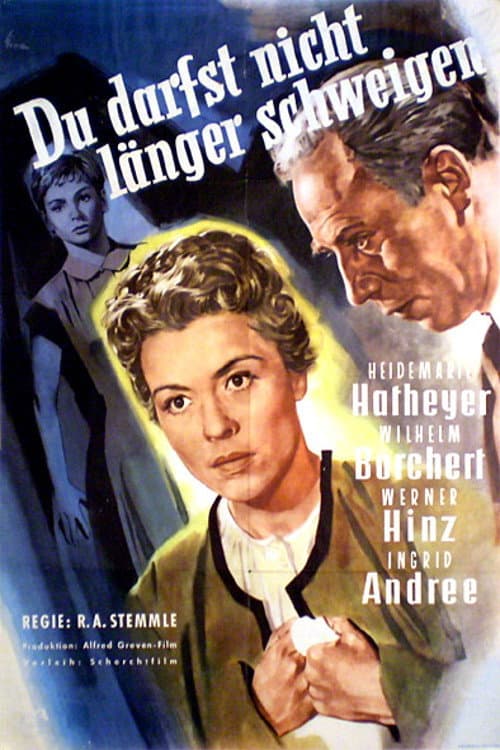 Du darfst nicht länger schweigen (1955) poster