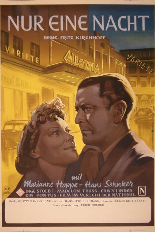 Nur eine Nacht (1950) poster
